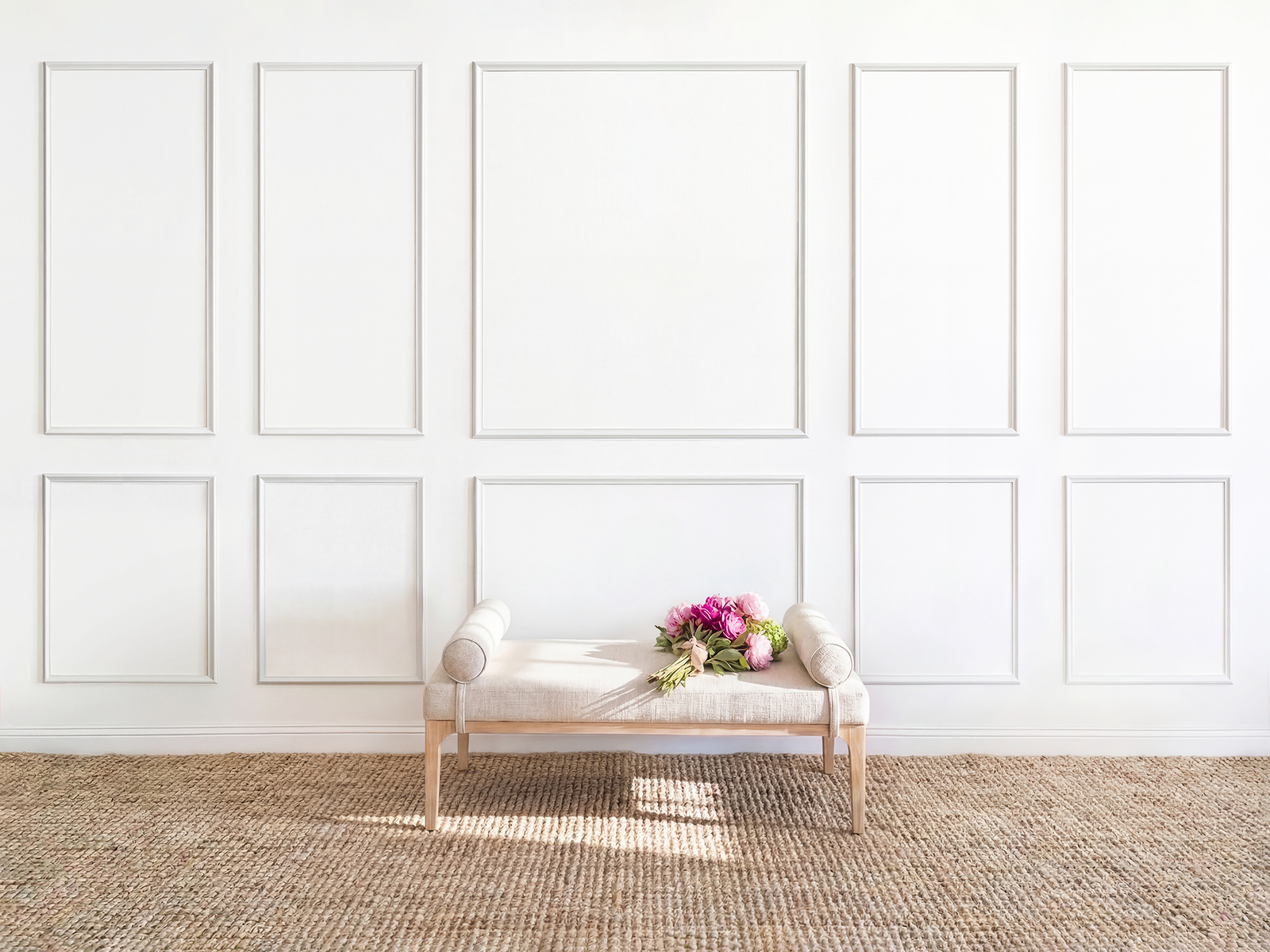 New! Brooklyn Reserve Ten Piece Self-Adhering Wall Moulding Kit for Walls 11’ – 17’ wide