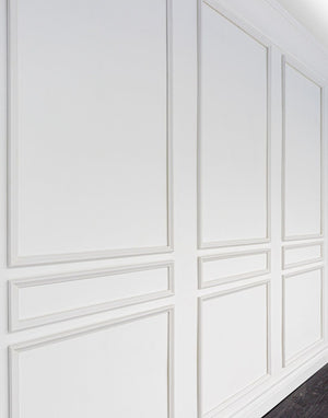 Removable & Reusable ~ Classic Nine Piece Self-Adhering Wall Moulding Kit
