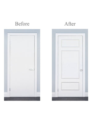 Boston Three Piece Self-Adhering Door Moulding Kit - Luxe Architectural
