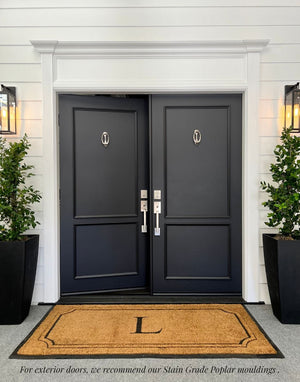Brooklyn Two Piece Self-Adhering Door Moulding Kit - Luxe Architectural