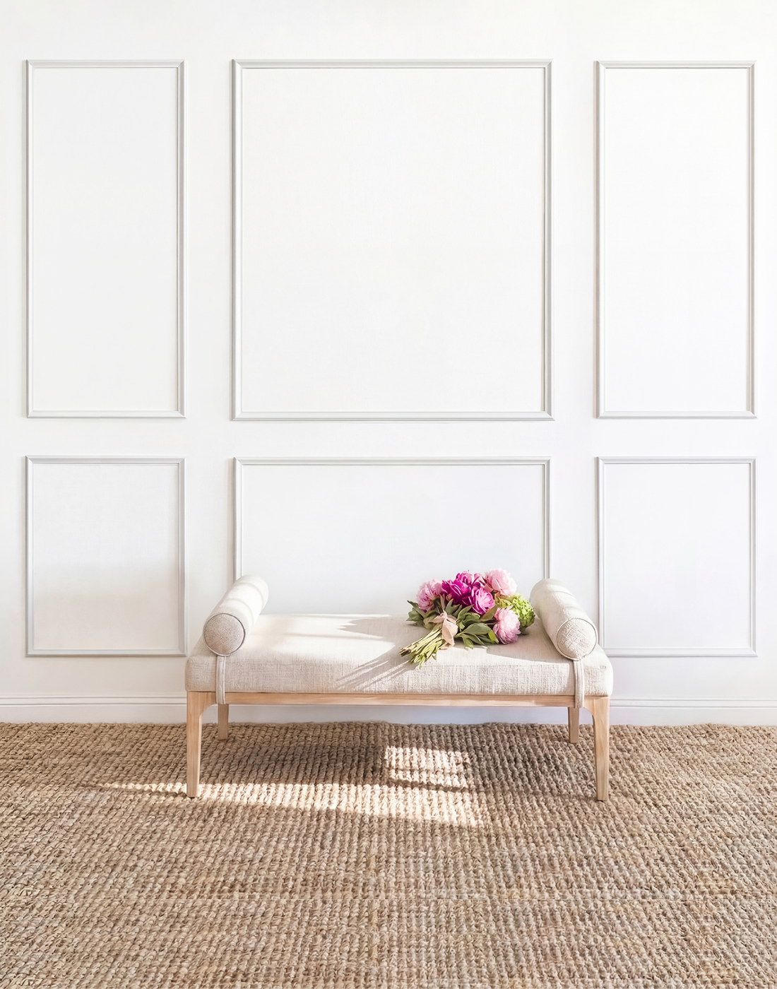 New! Brooklyn Signature Six Piece Self-Adhering Wall Moulding Kit for Walls 5' - 12' Wide