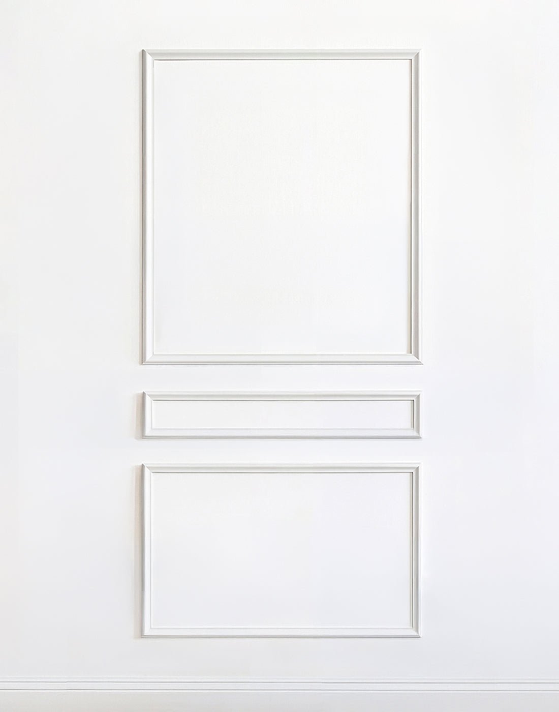 Classic Tall Three Piece Self-Adhering Wall Moulding Kit - Luxe Architectural