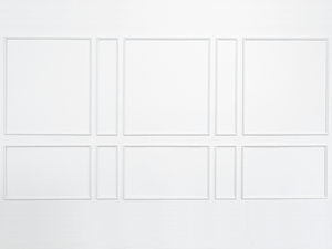 New! Brooklyn Estate Ten Piece Self-Adhering Wall Moulding Kit for Walls 14’ – 21’ wide - Luxe Architectural