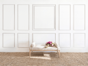 New! Brooklyn Reserve Ten Piece Self-Adhering Wall Moulding Kit for Walls 11’ – 17’ wide - Luxe Architectural