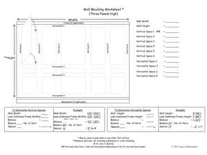 New! Classic Tall Nine Piece Self-Adhering Applied Wall Moulding Kit - Luxe Architectural