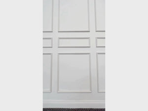 Classic Tall Nine Piece Self-Adhering Wall Moulding Kit