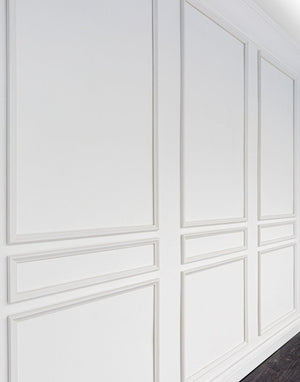 Removable & Reusable ~ Classic Nine Piece Self-Adhering Wall Moulding Kit - Luxe Architectural