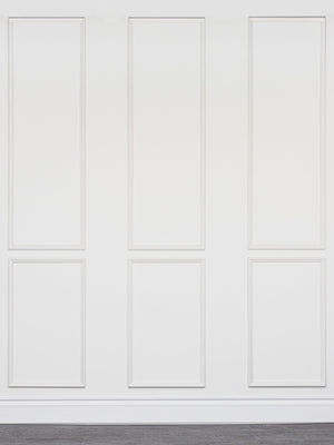 *SALE* Brooklyn Six Piece Self - Adhering Applied Wall Moulding Kit - Finished/Primed - Luxe Architectural