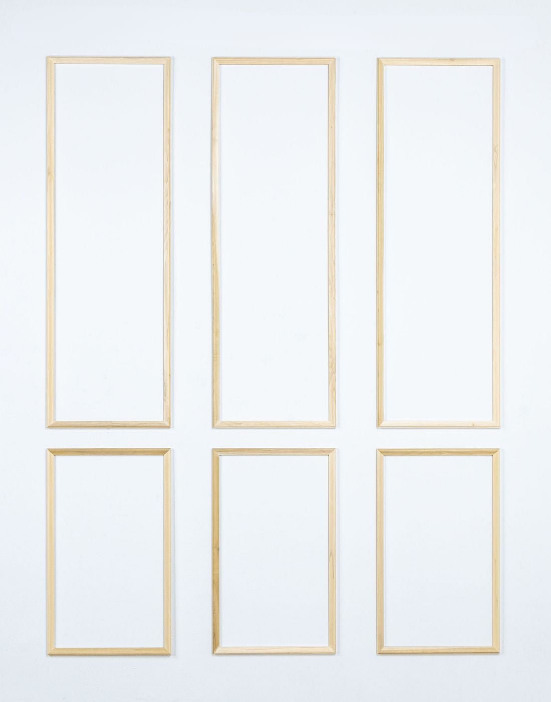 SALE — Brooklyn Six Piece Wall Moulding Kit — Stain Grade Premium Poplar - Luxe Architectural