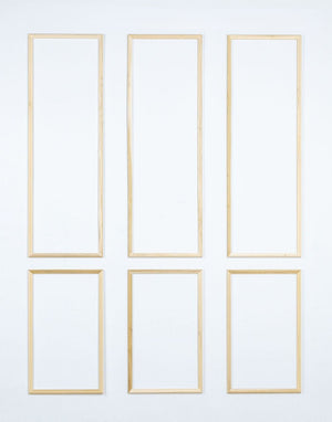 SALE — Brooklyn Six Piece Wall Moulding Kit — Stain Grade Premium Poplar - Luxe Architectural