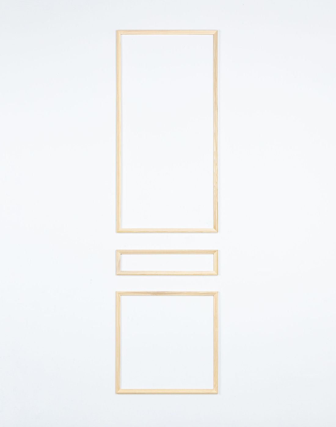 SALE — Classic Three Piece Self-Adhering Wall Moulding Kit — Stain Grade Premium Poplar - Luxe Architectural