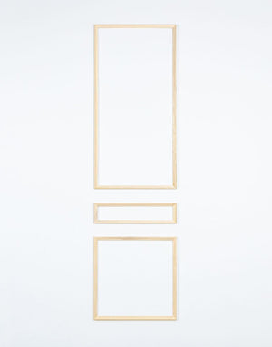 SALE — Classic Three Piece Self-Adhering Wall Moulding Kit — Stain Grade Premium Poplar - Luxe Architectural