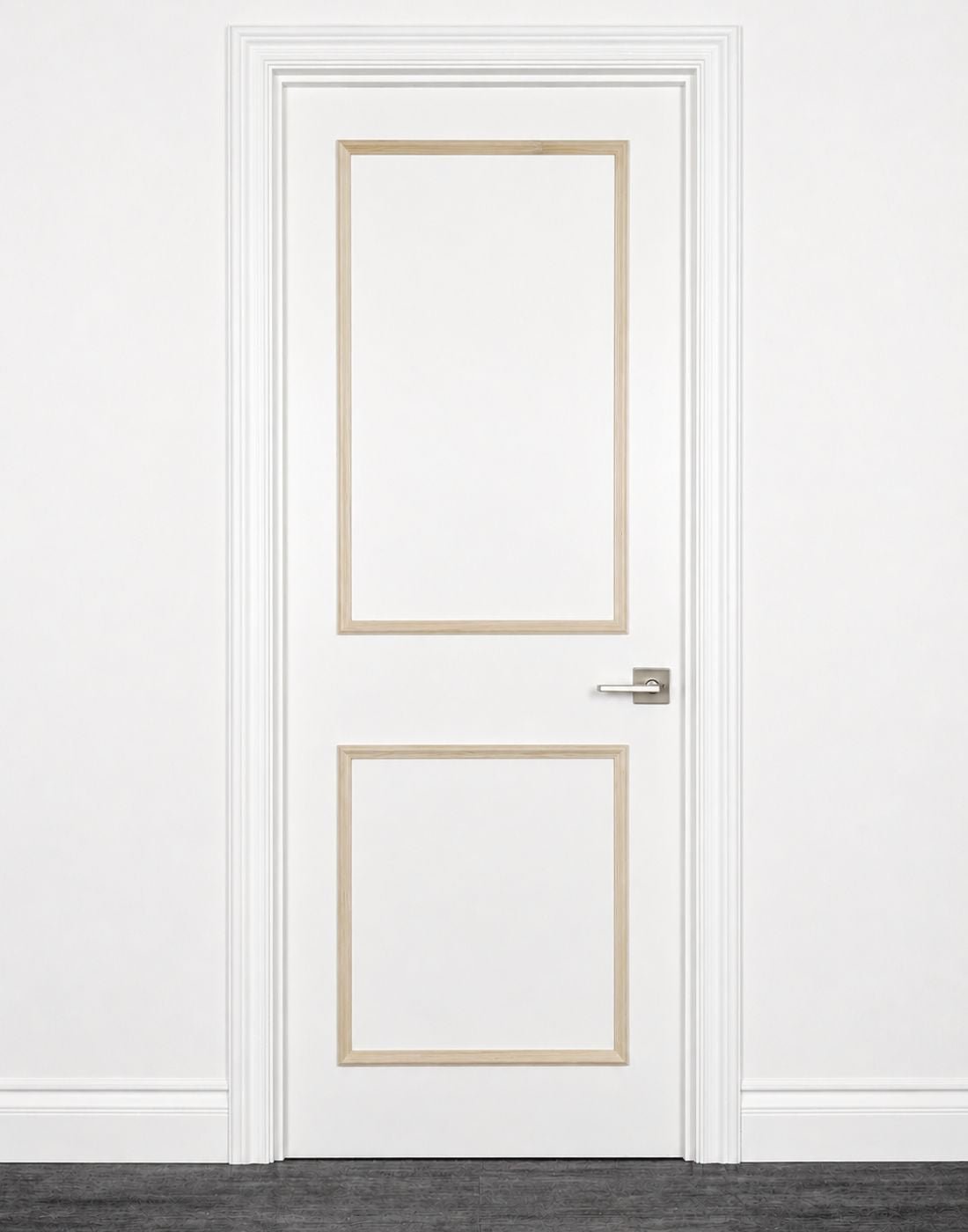 SALE — Two Piece Self-Adhering Door Moulding Kit — Stain Grade Poplar - Luxe Architectural