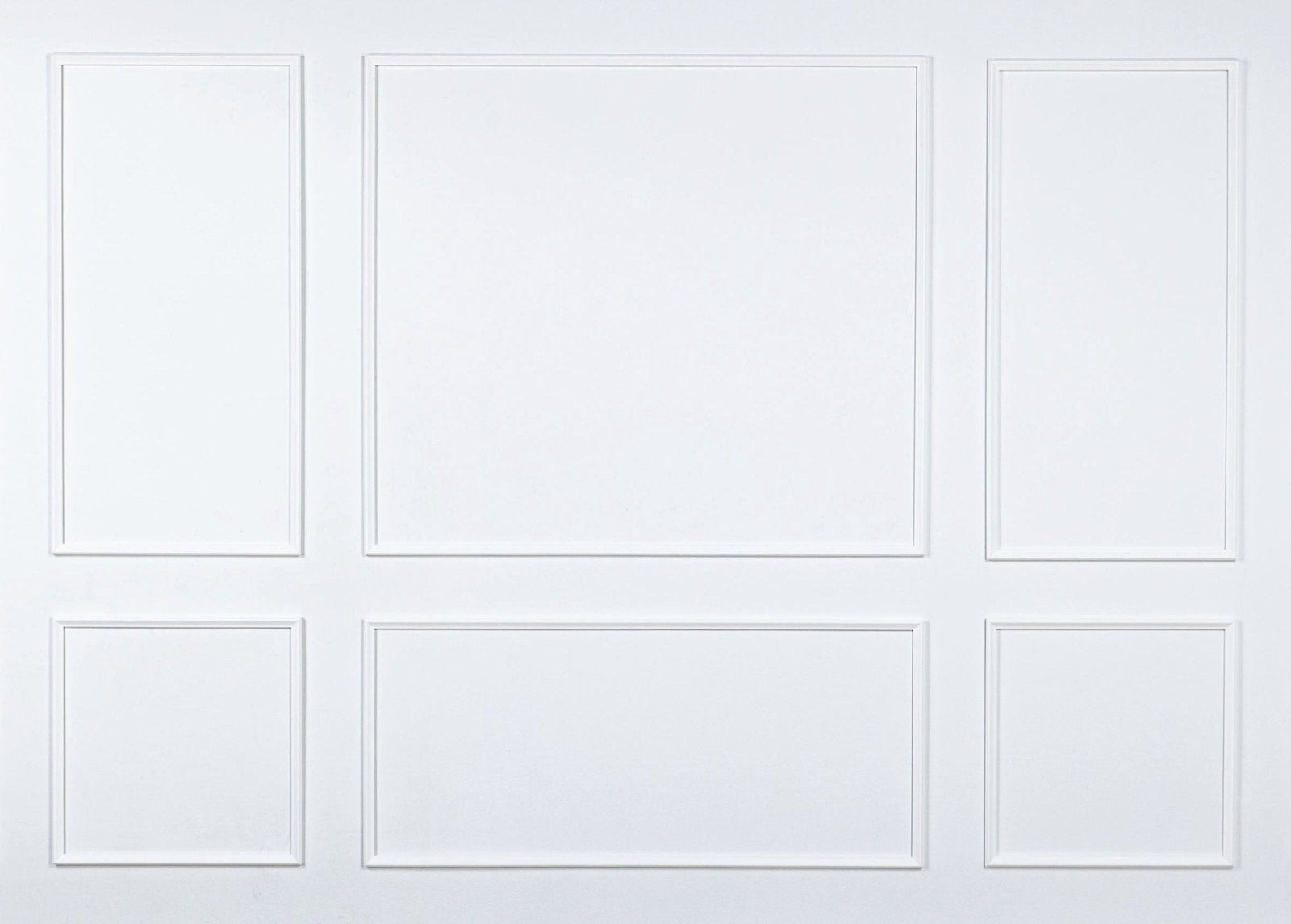 Six Piece Self - Adhering Applied Wall Moulding Kit - Luxe Architectural