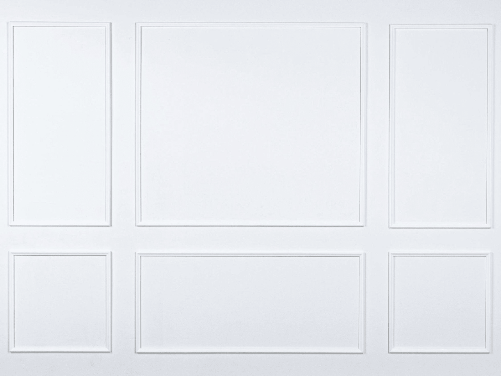 Six Piece Self-Adhering Wall Moulding Kit - Luxe Architectural
