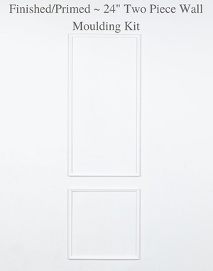 Two Piece Self-Adhering Applied 24" Wall Moulding Kit - Luxe Architectural