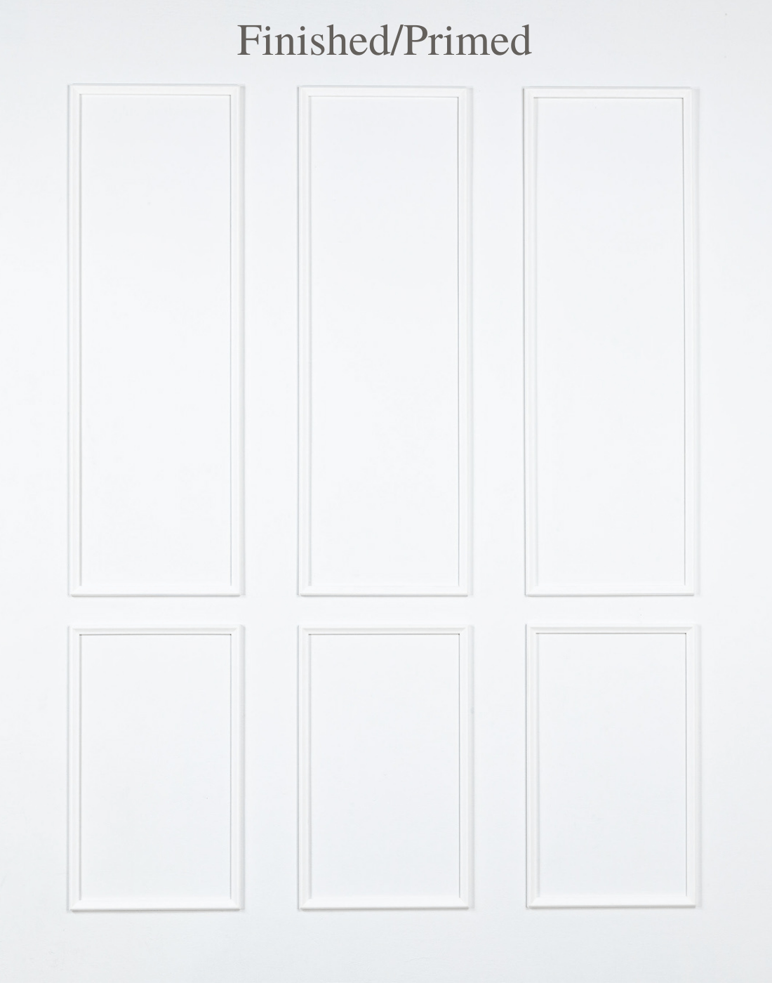 Peel and Stick Moulding Brooklyn Six Piece Self-Adhering Applied Wall Moulding Kit - Luxe Architectural