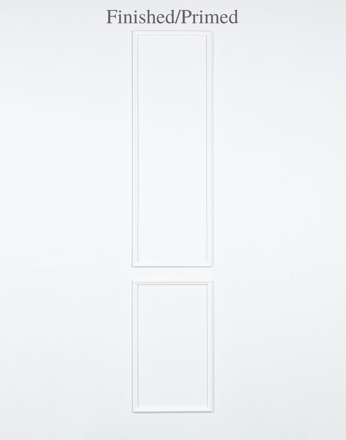 Peel and Stick Moulding Brooklyn Two Piece Self-Adhering Applied Wall Moulding Kit - Luxe Architectural