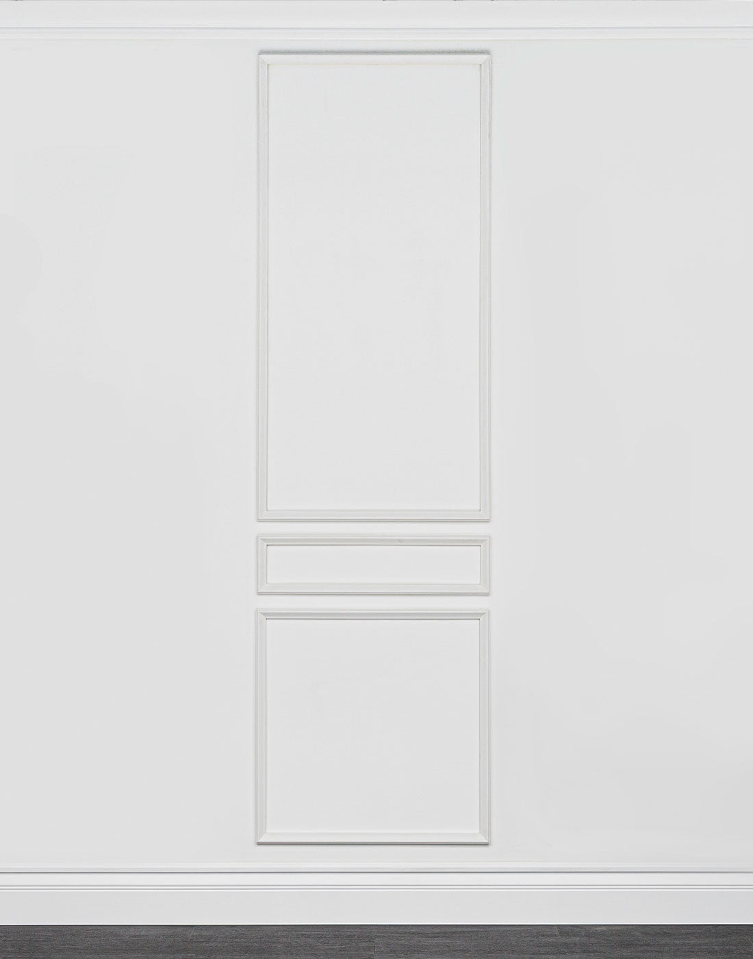 Peel and Stick Removable & Reusable Three Piece Self-Adhering Applied Wall Moulding Kit - Luxe Architectural