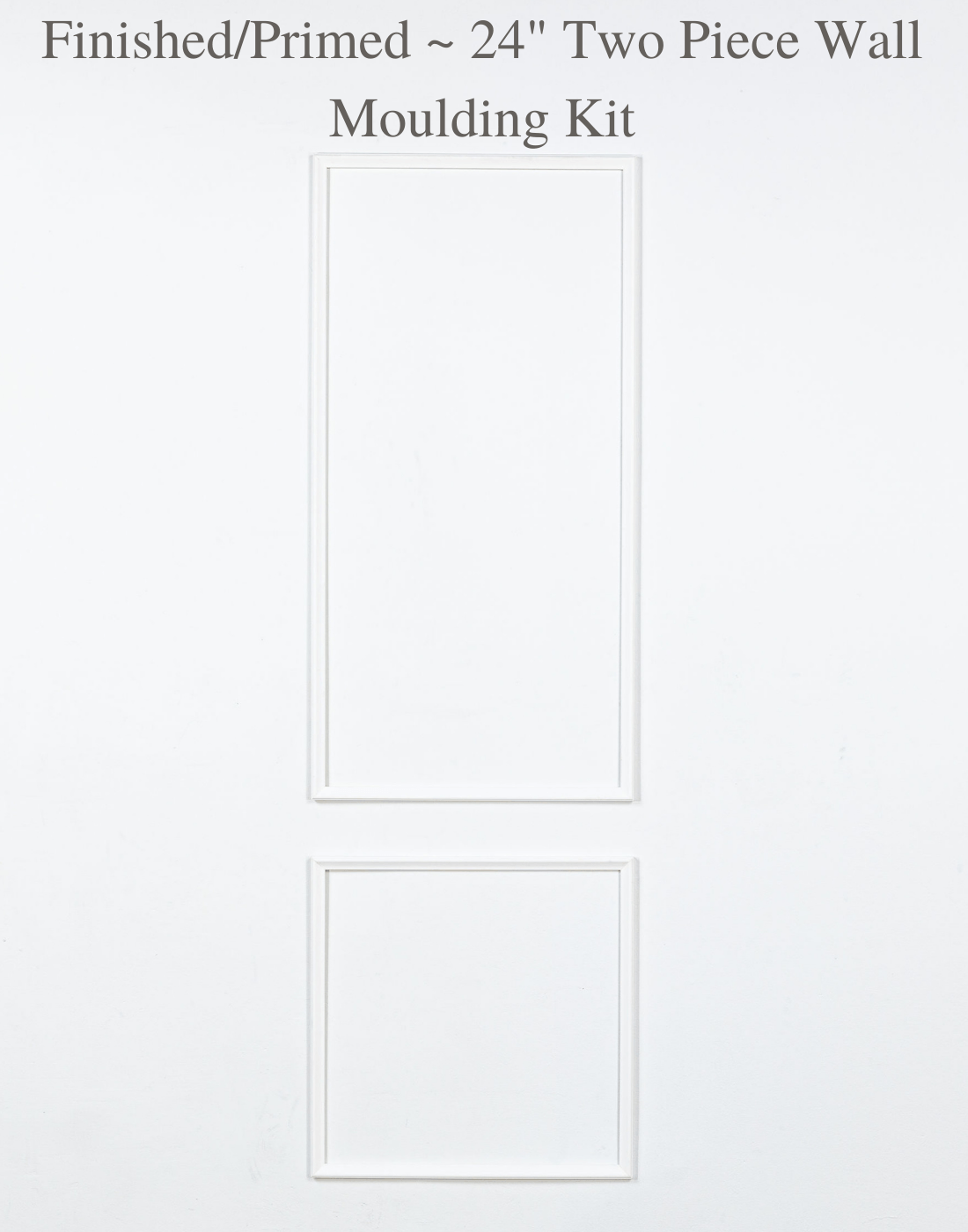 *SALE* DIY/PRIMED Two Piece Self-Adhering Applied Wall Moulding Kit - Luxe Architectural