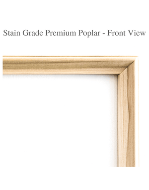 *SALE* Stain Grade/Primer Ready Premium Poplar - Five Piece Self-Adhering Retro Door Moulding Kit - Luxe Architectural
